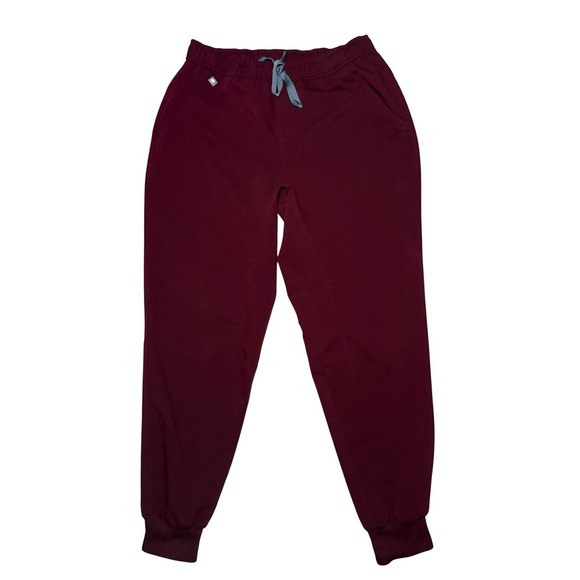 Figs Other - FIGS Tansen Burgundy Jogger Healthcare Scrub Pants Mens Size Small/Short